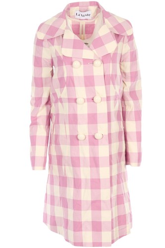 Veste rosa baumwollmantel - la,
