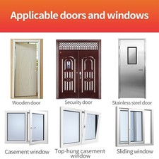 Zuschneidbare Türstopperdichtung 10 mm Gummiband für Fenster und Türzarge 5 m