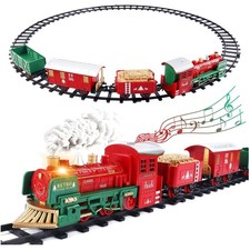Elektrisches Zug Set, Weihnachtszug, Eisenbahn, Spielzeug, Schienen, Kinder