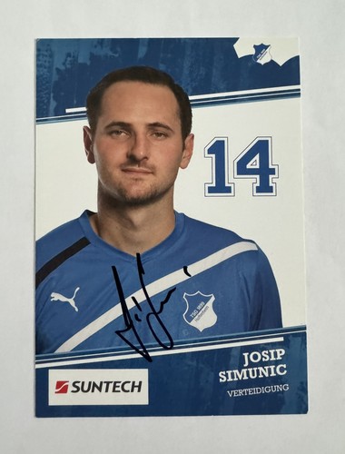 Autogrammkarte josip simunic - josip,