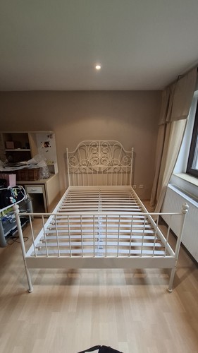 Ikea metallbett leirvik - metallbett,