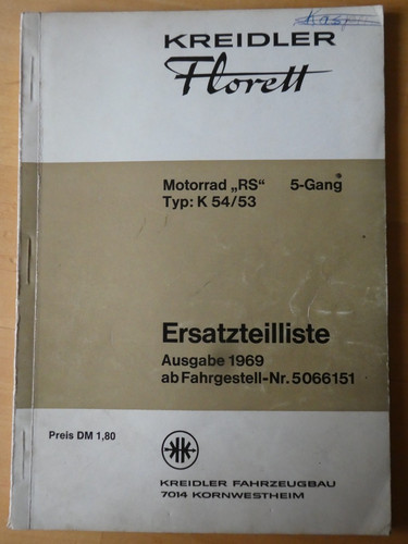 Kreidler florett k54 rs - kreidler,