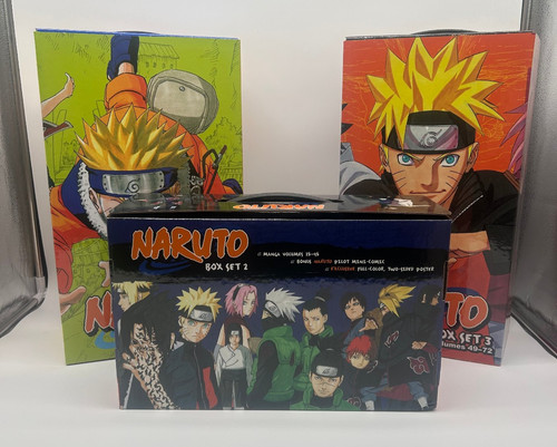 Naruto box set 3 manga - box,