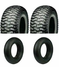 2 Stk: Reifen inkl. Schlauch 18x6.50-8, 4PR, TL, Deli S-365 Rasentraktor "NEU"