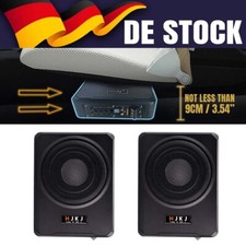 Aktiv Subwoofer Auto Untersitz Bassbox Kompakt Bass Lautsprecher mit Kabelset XY