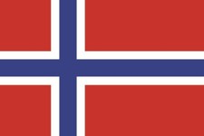 Aufkleber Flagge Norwegen