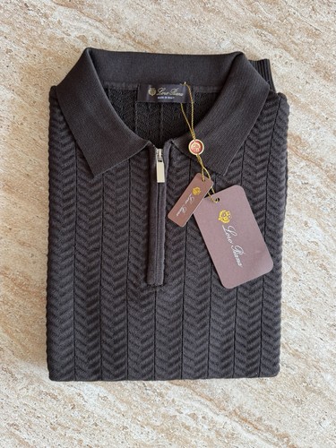 Luxury strick polo - zip,