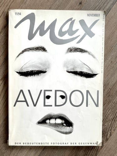 Max magazin avedon ausgabe - max,