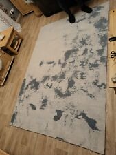 Wollteppich 1,60m X 2,40m IKEA blau/grau