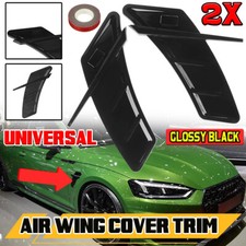 Für AUDI RS3 RS4 RS5 RS6 RS7 S3 Schwarzglanz Kotflügel Lufteinlässe Kiemen Grill