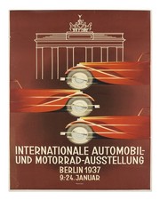 Vintage auto show berlin 1937 - vintage,