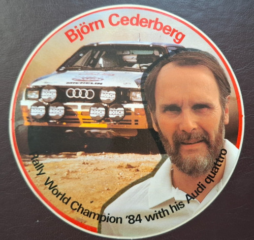 Aufkleber audi quattro 1984 - quattro,
