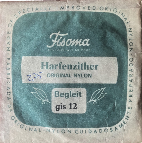 Harfenzither begleitsaite - harfenzither,