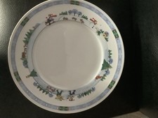 Fürstenberg Gebäckteller Herzog Ferdinand Winterlandschaft