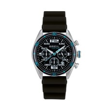 Herrenuhr BREIL Tribe SCORE EW0755 Chrono Silikon Schwarz