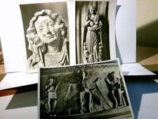 Berlin. Deutsches Museum. Skulpturen. 3 x Alte Ansichtskarte / Postkarte  592101