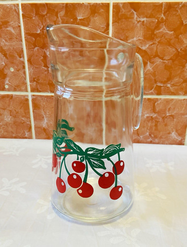 Vintage glaskrug krug - glaskrug,