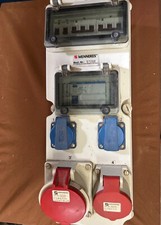 Mennekes  Baustromkasten    Steckdose,  Stromkasten, 32A, 16A 