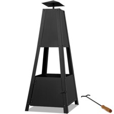B-Ware Feuerstelle "Pyramide" Garten Feuer Sommer Winter