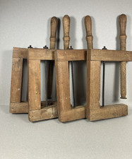 4 alte Schraubzwingen