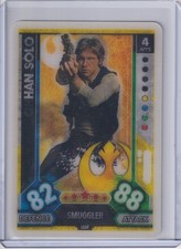 TOPPS STAR WARS FORCE ATTAX KARTEN LIMITED EDITION HAN SOLO CHEWBACCA 3D FLIX