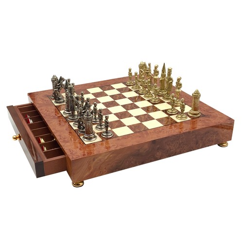 Exklusives schachspiel camelot - exklusives,