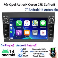 Für Opel Zafira B Corsa C D Astra G H Vivaro Vectra C Android 14 Autoradio GPS