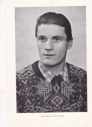 Autogramm ottmar walter dfb - autogramm,