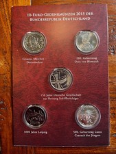 10 Euro Gedenkmünzen BRD 2015