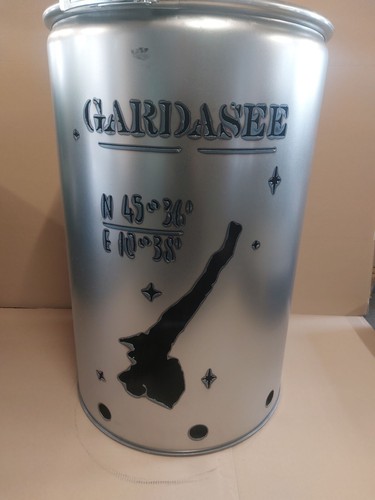 Feuertonne mit gardasee - gardasee,