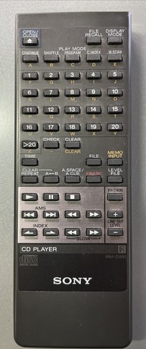 Sony d991 fernbedienung - sony,