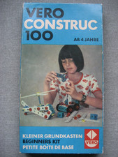 VERO CONSTRUC 100 DDR Spielzeug Baukasten Holzbausteine Vintage Spielzeug