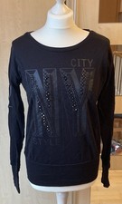 Biba Shirt Pullover schwarz