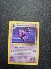 Pokemon Karte Sabrina´s Haunter 58/132 Englisch Gym Heroes