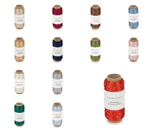 Katia combine paillettes - paillettes, 25g