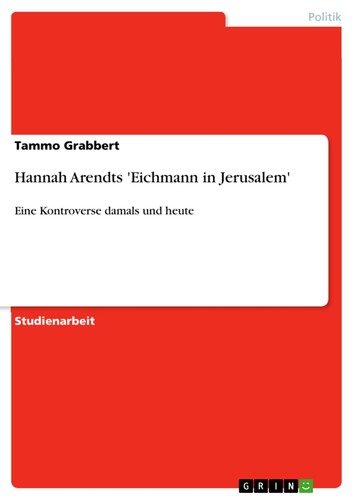 Hannah arendts eichmann in - hannah,