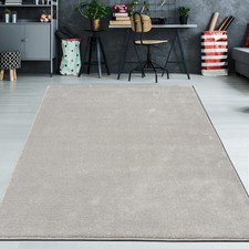 Teppich Silber Uni praktisch