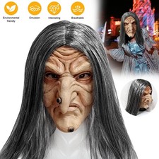 Hexen Maske mit Haare