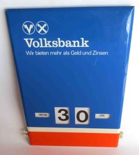 Volksbank VR Bank Raiffeisenbank Dauerkalender ewiger Kalender 35,8 x 27,1 cm