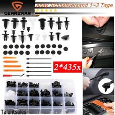 2*435tlg Befestigung Clips Auto Niete Clip Plastik Radkasten Befestigung Set