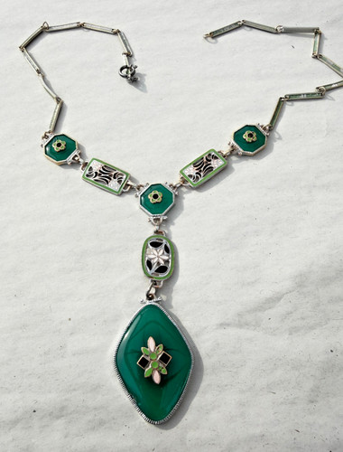 Vintage modeschmuck kette - ,