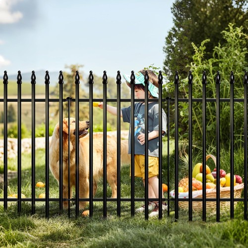Gartenzaun metall 106cm hoch - gartenzaun,