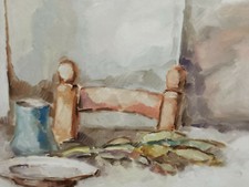 ÖLGEMÄLDE STILLLEBEN ITALIEN