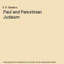 Paul and Palestinian Judaism