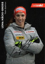 Biathlon-Originalautogrammkart