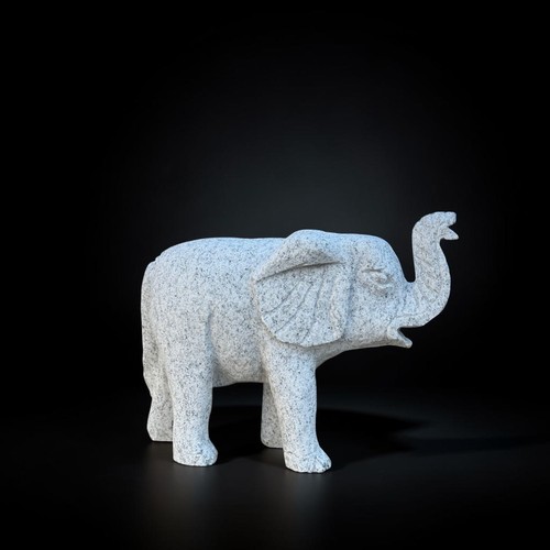 Granit elefant skulptur - granit,