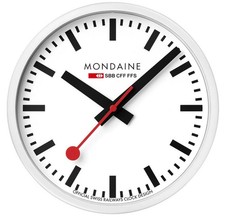 Original Mondaine Wanduhr rund