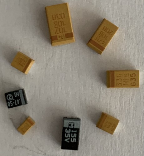 Konvolut 325 stück smd tantal - stück,