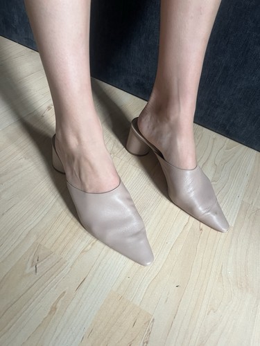 Zara mules nude - zara,