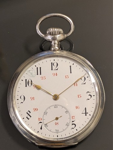 Taschenuhr zenith aus - taschenuhr, silber